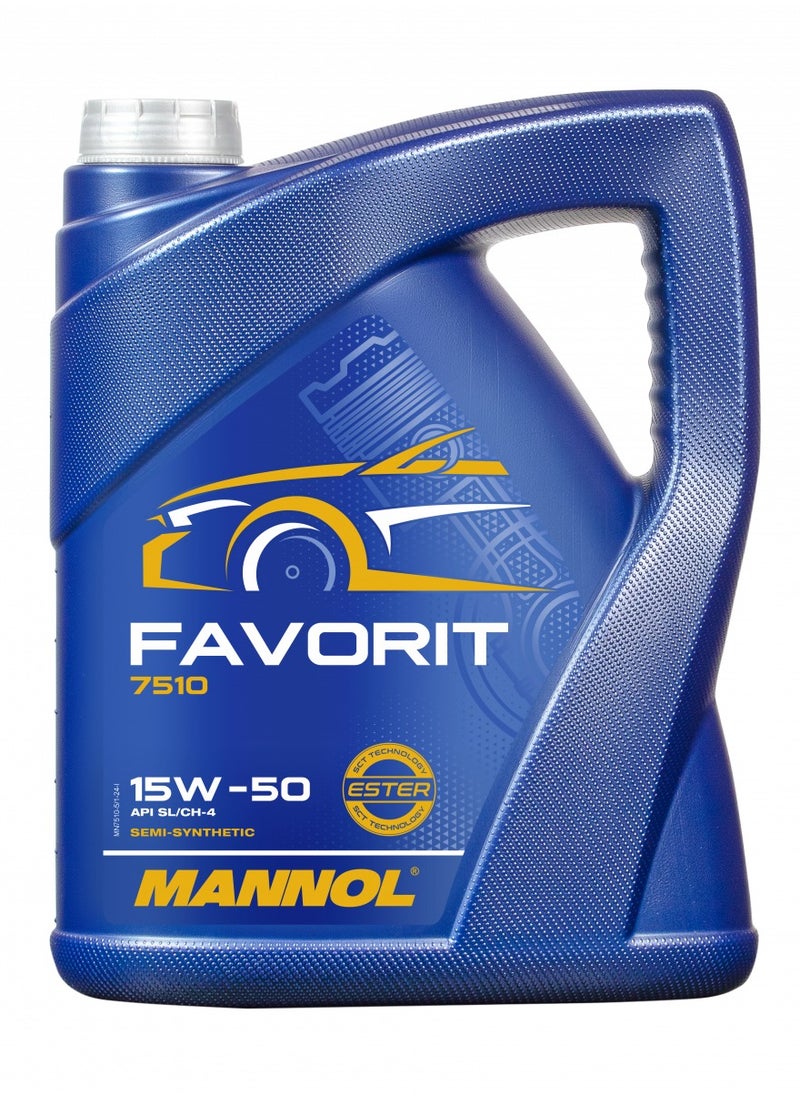 MANNOL Mannol Favorit 15W50 4L  - Image 1