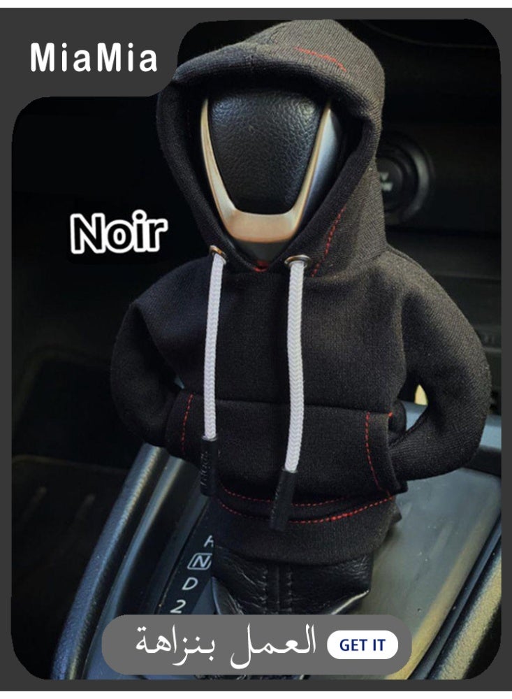 Miamia 1 piece summer sweat-proof slip-resistant gear shift knob cover for car gear stick  car accessory  black. - Image 1