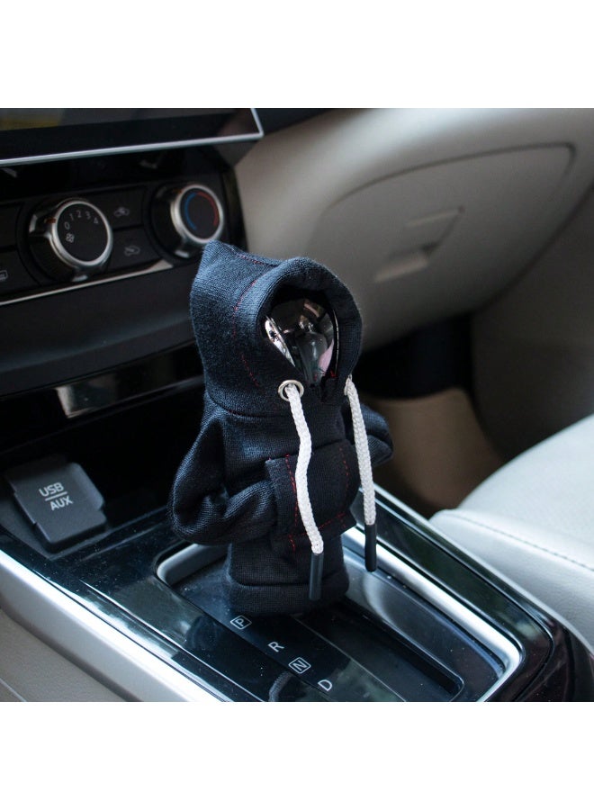 Miamia 1 piece summer sweat-proof slip-resistant gear shift knob cover for car gear stick  car accessory  black. - Image 5