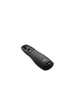 Logitech R400 Wireless Presenter with Directional Pad Controls and Laser Pointer, Black