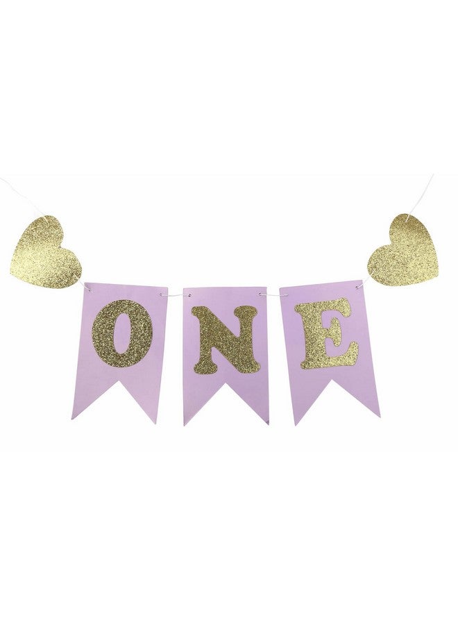 Alemon Purple 1st Birthday Baby Tutu for High Chair Decoration and "ONE" Pennant Mermaid Happy Birthday for Highchair - Image 3