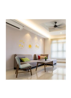 Excefore Gold Wall Decor, 3Pcs Gold Metal Wall Art Decor, Gold Ginkgo, Maple, Monstera Leaf Wall Decor for Bedroom, Easy Installation Great for Bedroom Hanging Parts, Hotel Wall Decoration  - Image 2