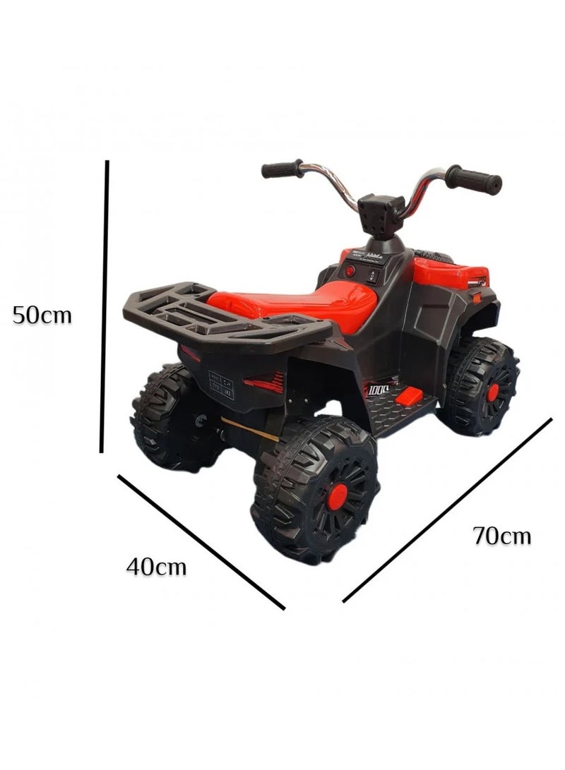 Toy Box Kids Ride On ATV Quad Bike 4 Wheeler Toy Car Rechargeable Battery 6V - Image 3