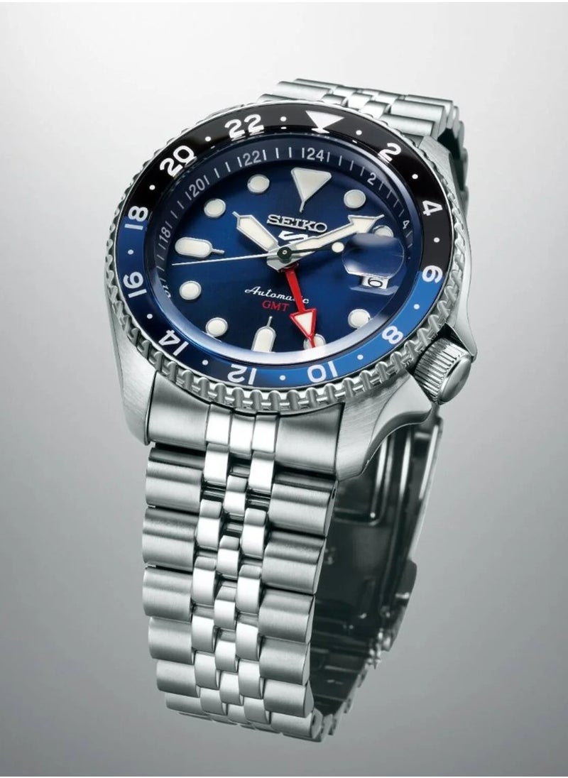 Seiko - Seiko 5 Sports SSK GMT Blue Dial Automatic Men's Watch - SSK003K1 - Image 1