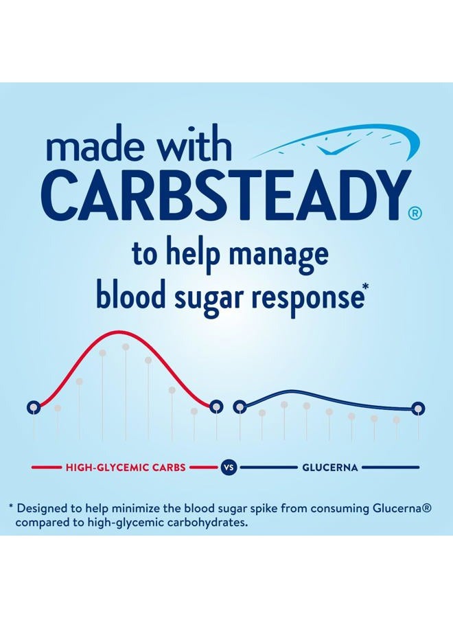 Glucerna 1 جرام من السكريات الكلية، مشروب الشوكولاتة لرعاية مرضى السكري، مشروب سكري لدعم إدارة مستوى السكر في الدم، 15 جرام بروتين، 180 سعرة حرارية، جاهز للشرب، زجاجة سعة 10 أونصات سائلة، 16 عبوة - Image 3