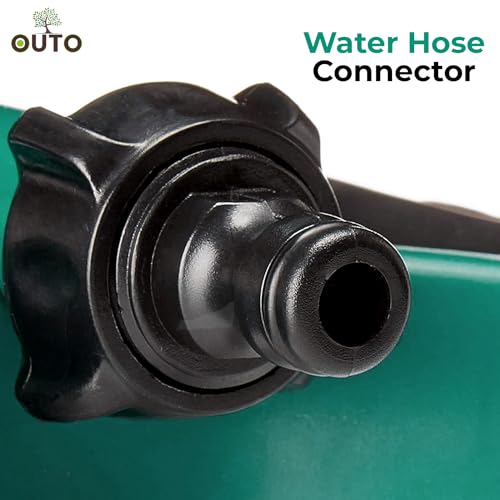 OUTO Automatic Garden Sprinkler 360 Degree Rotating Adjustable 3 Arm Water Sprayer for Watering Plants Outdoor Lawn Yard Irrigation System (Green) - Image 4