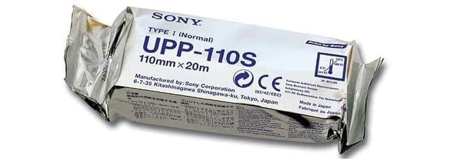 Anmol Ultrasound Paper Roll, Type 1, 110mm x 20m (5 Pack), Compatible with Sony Ultrasound Printers - Image 1