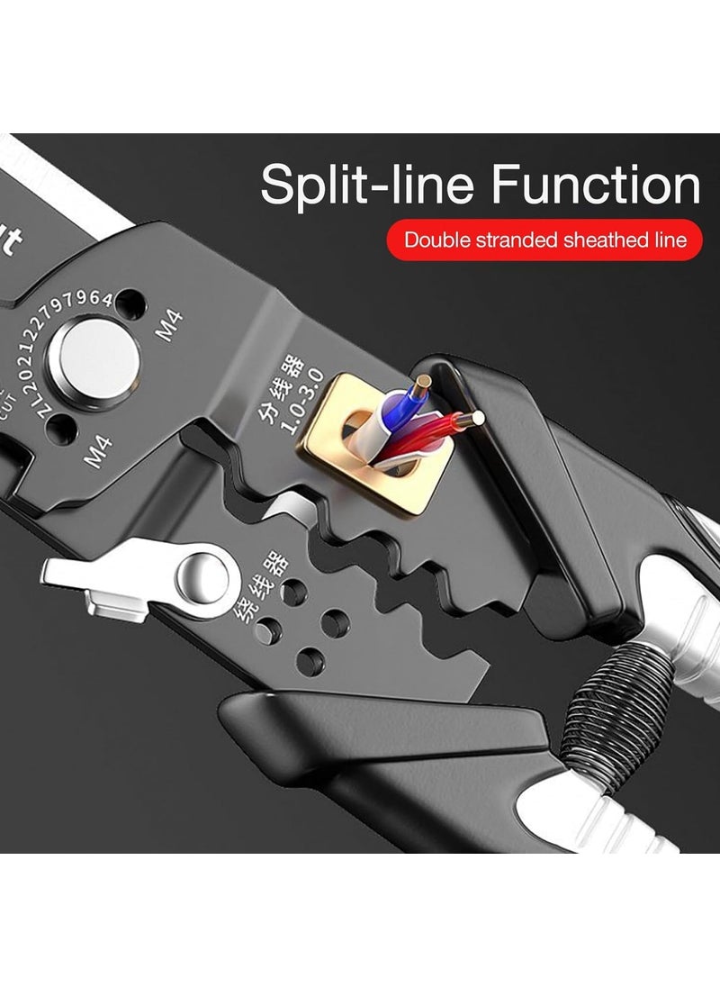 Pamidhar Pamidhar 25in1 Multifunction Wire Strippers 8Inch Professional Electrical Crimping Tool Wire Cutter and Cable Stripper for Electricians  - Image 2