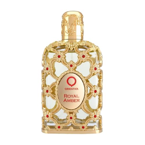 Orientica Royal Amber 4Pc Gift Set Eau De Parfum Fruity Gourmand Amber Woody Vanilla Bergamot Melon Pineapple Arabic Perfume for Women 27oz spray 2 x 10ml spray 75ml splash - Image 3