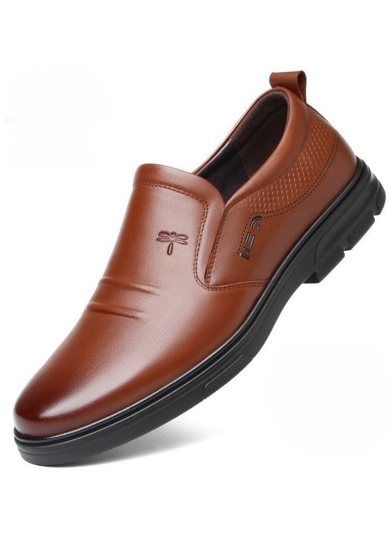 Versatile Retro Casual Leather Shoes
