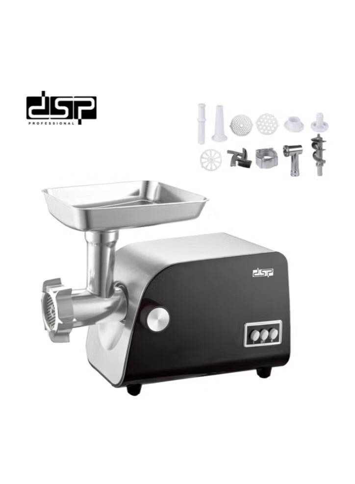 DSP Meat Grinder 1200 watts Black / Silver >DSP - Image 1