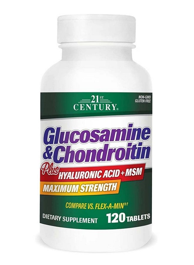 21st Century Glucosamine and Chondroitin Plus Tablets, 120 Count - Image 1