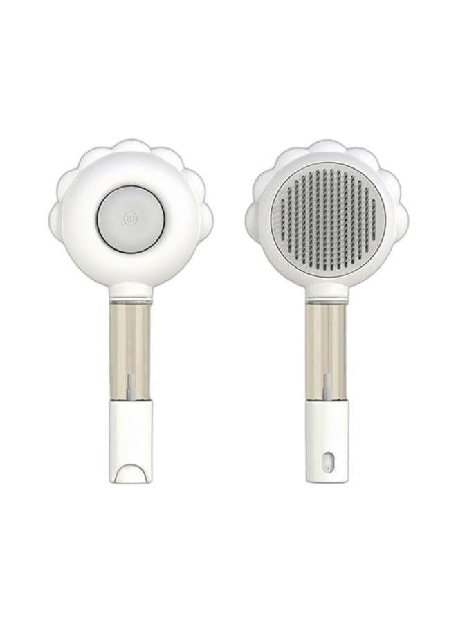 Pet Spray Hair Removal Comb, 3 In 1 Cat & Dog Steam Brush With Release Button For Easy Removal Of Pet Hair,  Grooming Brush Reducing Hairballs And Skin Allergy - Image 3