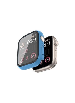 Classic Smartwatch Tempered Glass Screen Protector Case For Apple Watch Series 1, 2 And 3 (38mm) - Blue