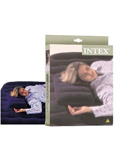 INTEX Set of Two Intex Inflatable Velvet Soft Air Pillow Free Intex Traveling Neck Pillow 