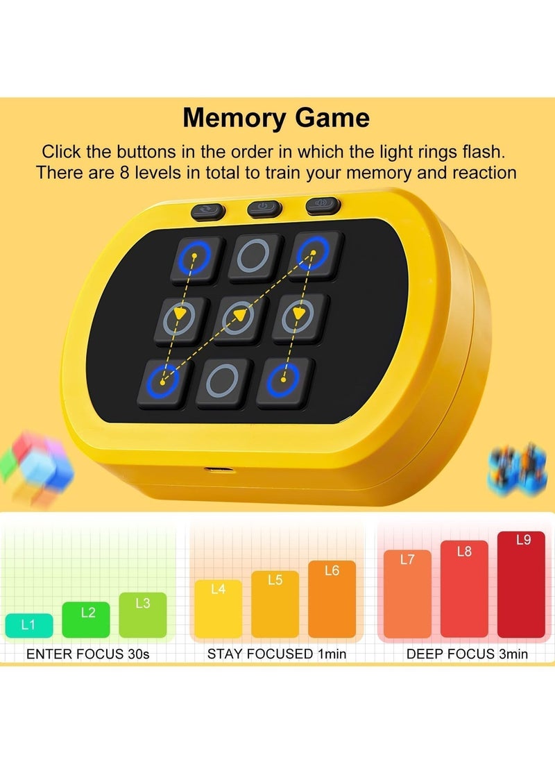 Portable educational games for children aged 4-7 - 5 video games + tic-tac-toe, handheld educational game console, exercise children's thinking and memory, mini portable travel toy, parent-child interactive educational toy, children's gift, with rechargeable battery, USB charger (free manual tic-tac-toe) - Image 5