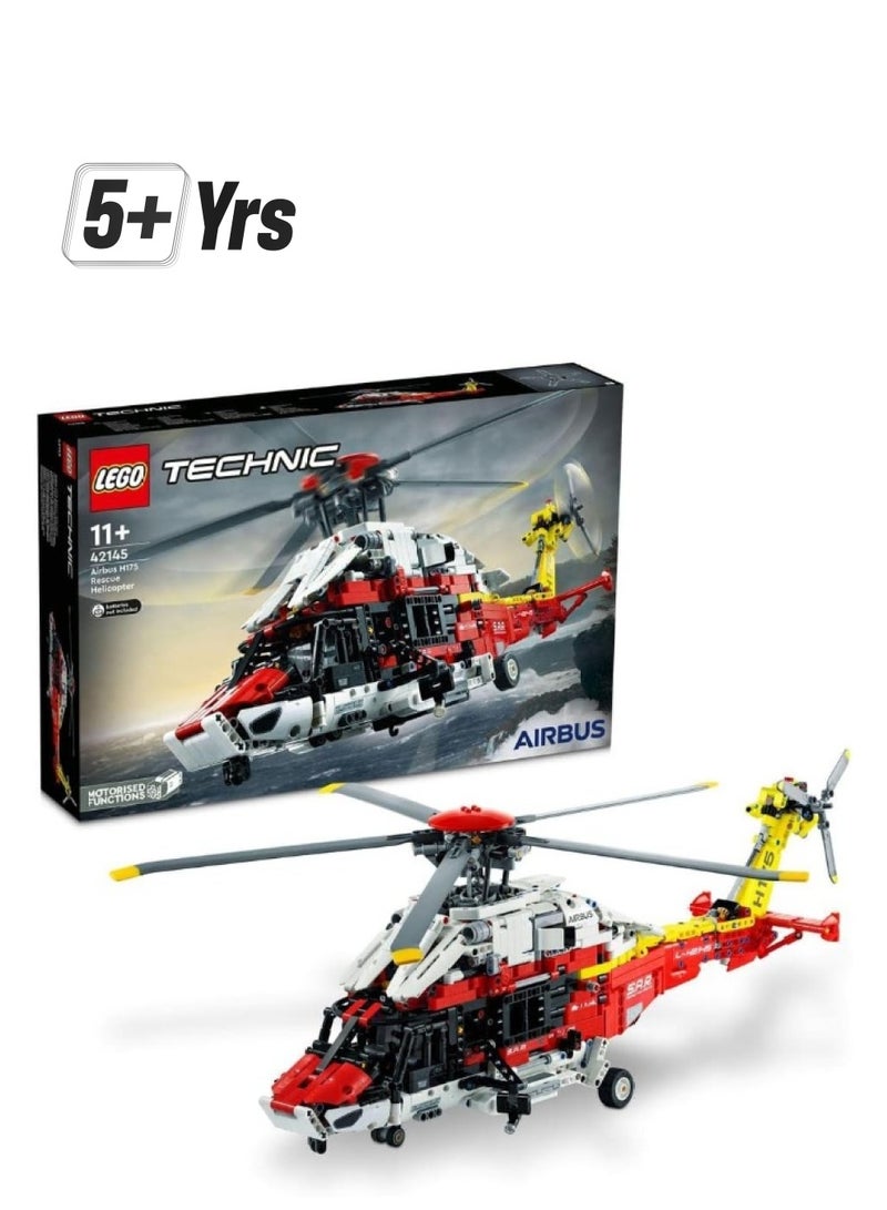 LEGO Technic Airbus H175 Rescue Helicopter 42145 Model Building Kit (2,001 Pieces) - Image 1