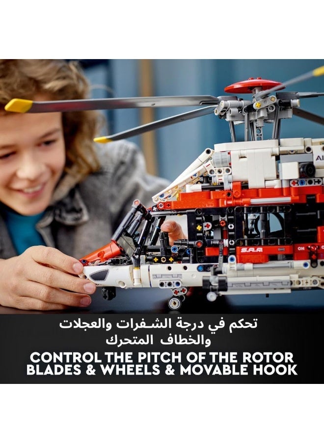 LEGO Technic Airbus H175 Rescue Helicopter 42145 Model Building Kit (2,001 Pieces) - Image 3