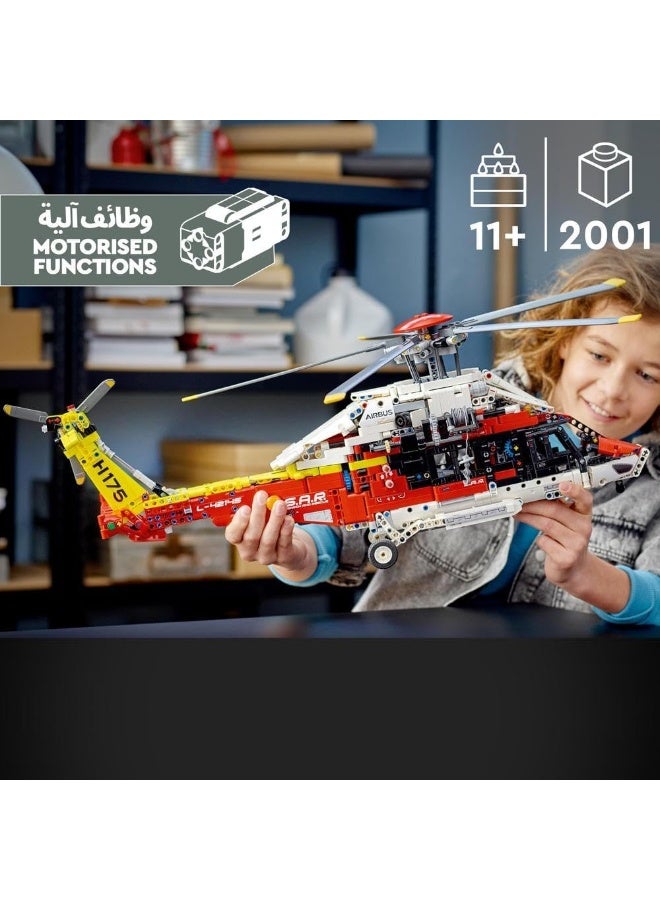 LEGO Technic Airbus H175 Rescue Helicopter 42145 Model Building Kit (2,001 Pieces) - Image 4
