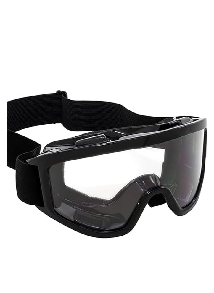 Generic Dust and sand protection goggles for off-road motorcycles motorcycle protection goggles goggles, windproof goggles, safety goggles protection (large size-transparent screen) - from Rana store  - Image 1