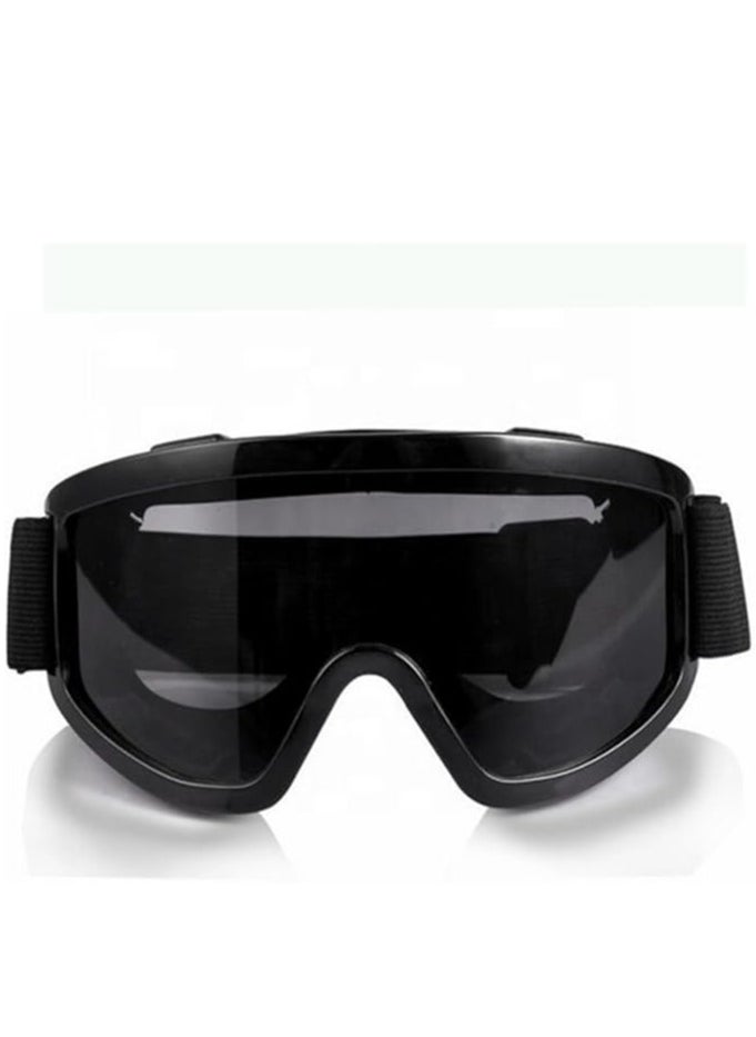 Generic Dust and sand protection goggles for off-road motorcycles motorcycle protection goggles goggles, windproof goggles, safety goggles protection (large size-transparent screen) - from Rana store  - Image 2