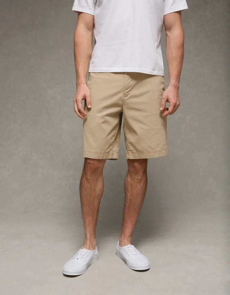 American Eagle  AE 10" Flex Loose Khaki Short for Men | Best Price UAE