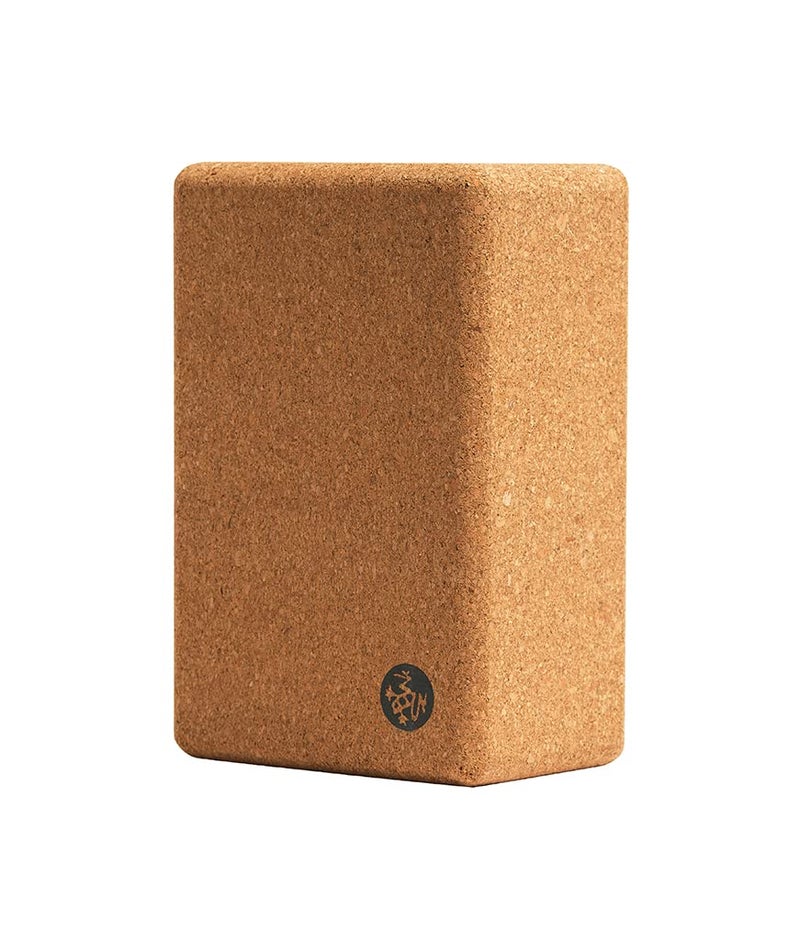 Manduka Manduka Yoga Cork Block - Yoga Prop and Accessory, Good for Travel, Comfortable Edges, Lightweight, Extra Firm Cork, 4" x 6" x 9" (10 x 15 x 22.5 cm)  - Image 3
