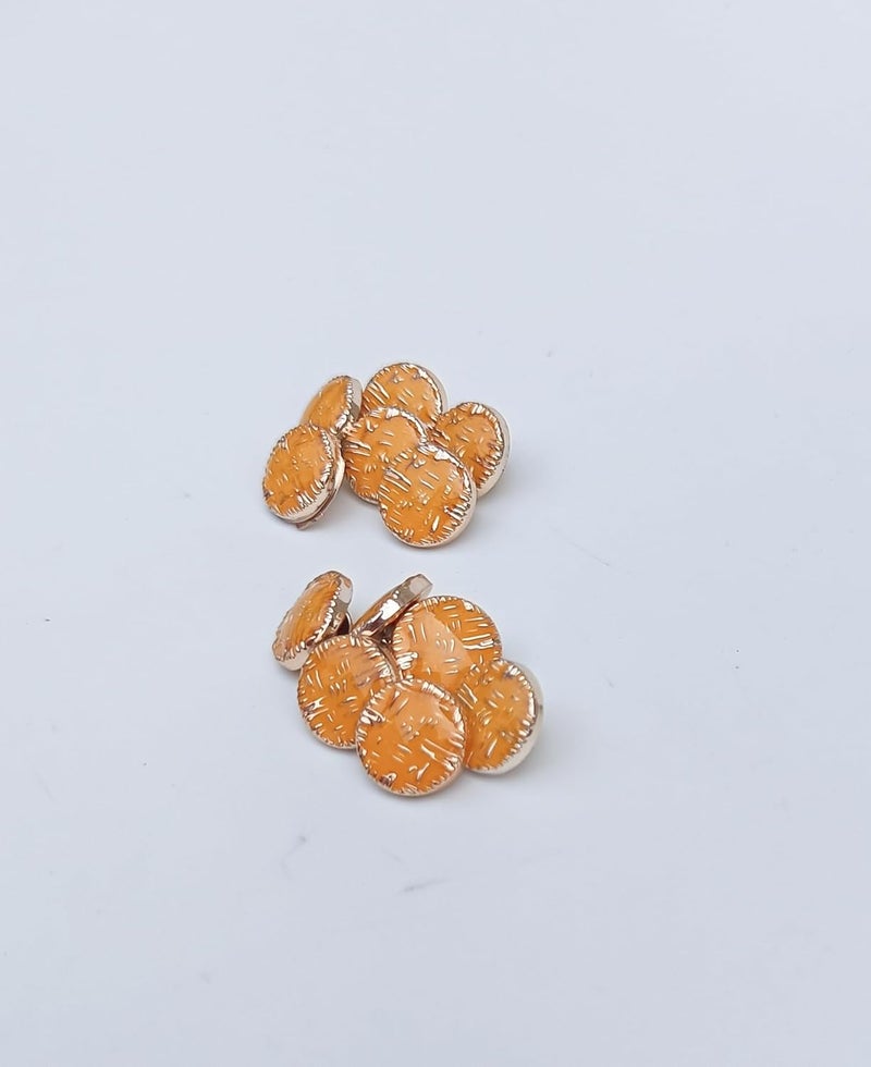 Generic Swag Fancy Button Women Shirt Buttons for Dresses, Kurtas, Kurtis, Shirts, Decoration, DIY,Bags (10mm(Set of 6), Yellow)  - Image 4