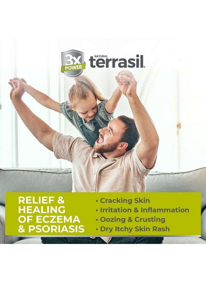 Terrasil Eczema & Psoriasis Ointment Eczema Relief For Severe Eczema. Soothing Eczema Treatment For Itchy Skin. Allnatural Cream For Adults & Kids & Formulated For Sensitive Skin (28G)  - Image 2