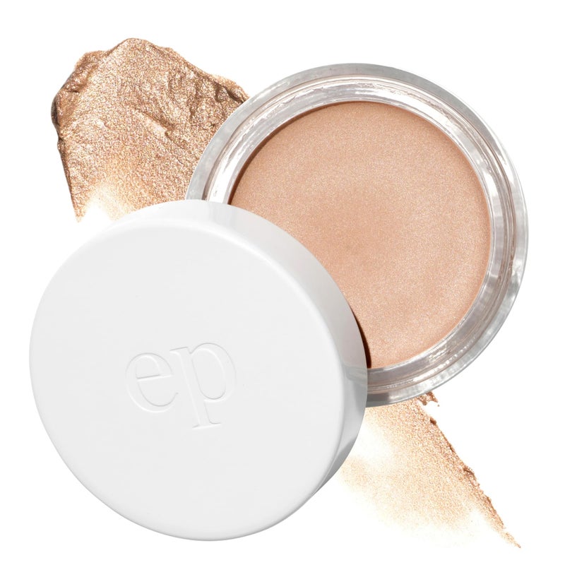 Ere Perez Natural Vanilla Highlighter Balm Creamy Dewy Finish Easy To Blend Sensitive Skin Safe Vitamin E Vegan CrueltyFree Clean Beauty Falling Star