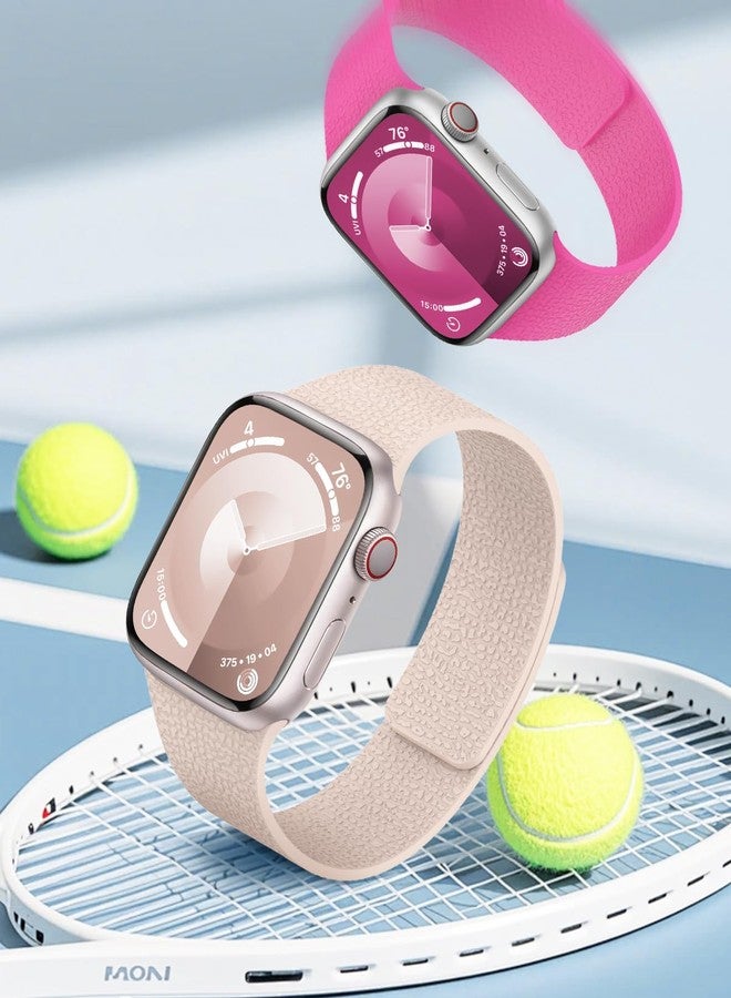BandSmith Magnetic Silicone Band Compatible with Apple Watch Band 38mm 40mm 41mm 42mm 44mm 45mm 46mm 49mm Women Men, Soft Waterproof Sport Strap for iWatch Series 11 10 9 8 7 6 5 4 3 2 1 SE Ultra - Image 2