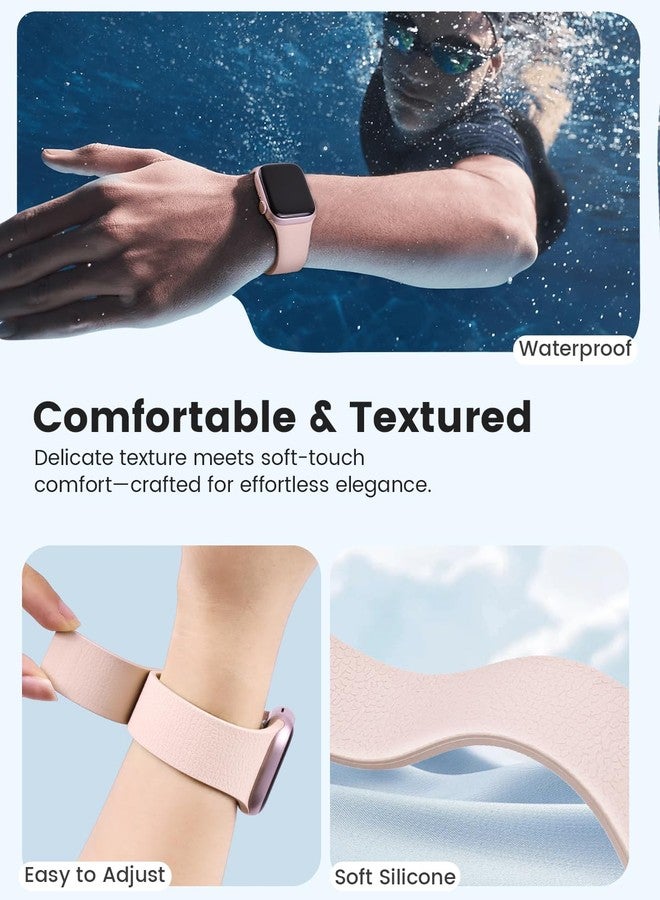 BandSmith Magnetic Silicone Band Compatible with Apple Watch Band 38mm 40mm 41mm 42mm 44mm 45mm 46mm 49mm Women Men, Soft Waterproof Sport Strap for iWatch Series 11 10 9 8 7 6 5 4 3 2 1 SE Ultra - Image 4