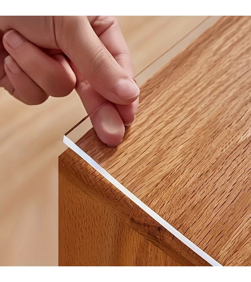 1.5mm Thick Clear Table Cover Protector For Desk Smooth Transparent Mat 31.5x150 - Image 5