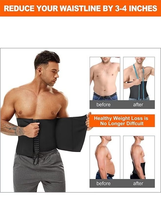 Generic High Waist Shapewear Girdle for Men Protect Waist Shaping Belt Tummy Control Shapewear Sport Workout Slimming Body Shaper Bands(L) - Image 2