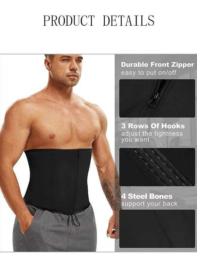 Generic High Waist Shapewear Girdle for Men Protect Waist Shaping Belt Tummy Control Shapewear Sport Workout Slimming Body Shaper Bands(L) - Image 5