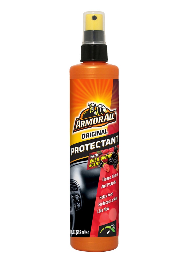 ARMOR ALL - منتج الحماية الأصلي برائحة التوت البري، 295 مل (10 أونصة)، ينظف ويلمع ويحمي ويحافظ على لمعان الأسطح، قطعة واحدة - Image 1
