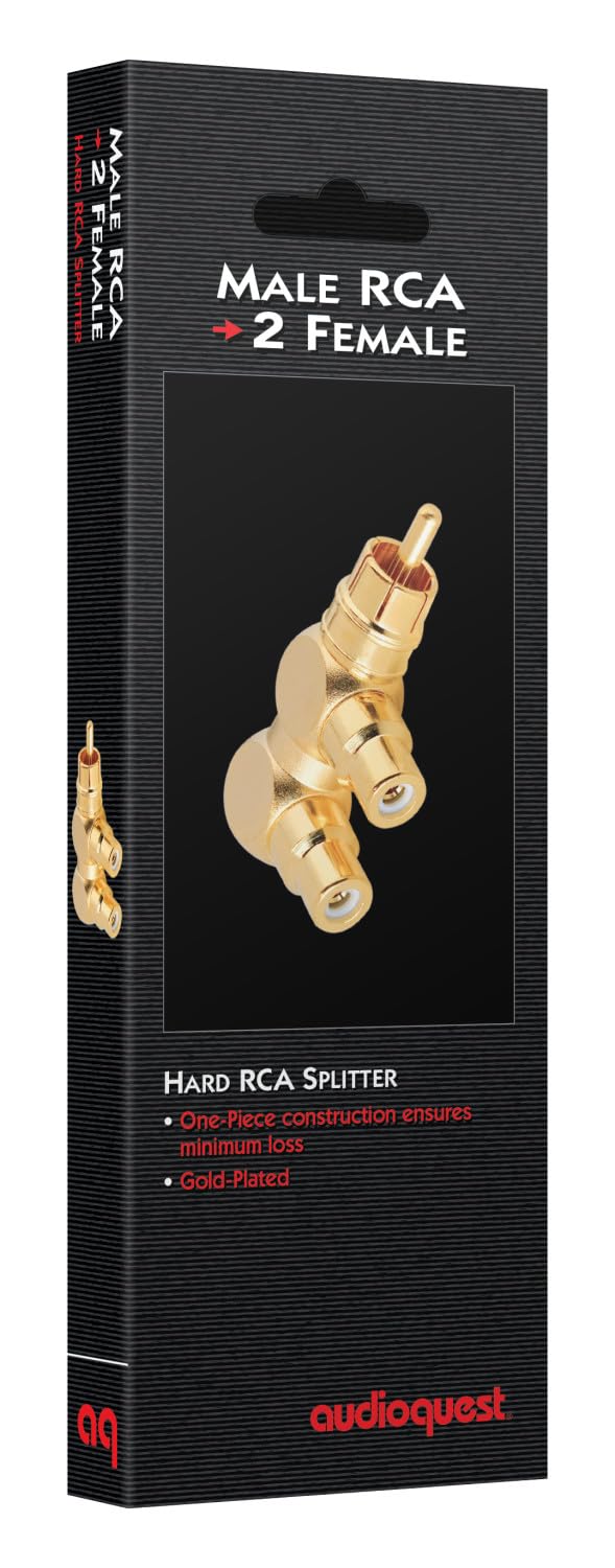 AudioQuest محول أوديو كويست - RCA ذكر إلى اثنين RCA أنثى - تجميع صلب - Image 2