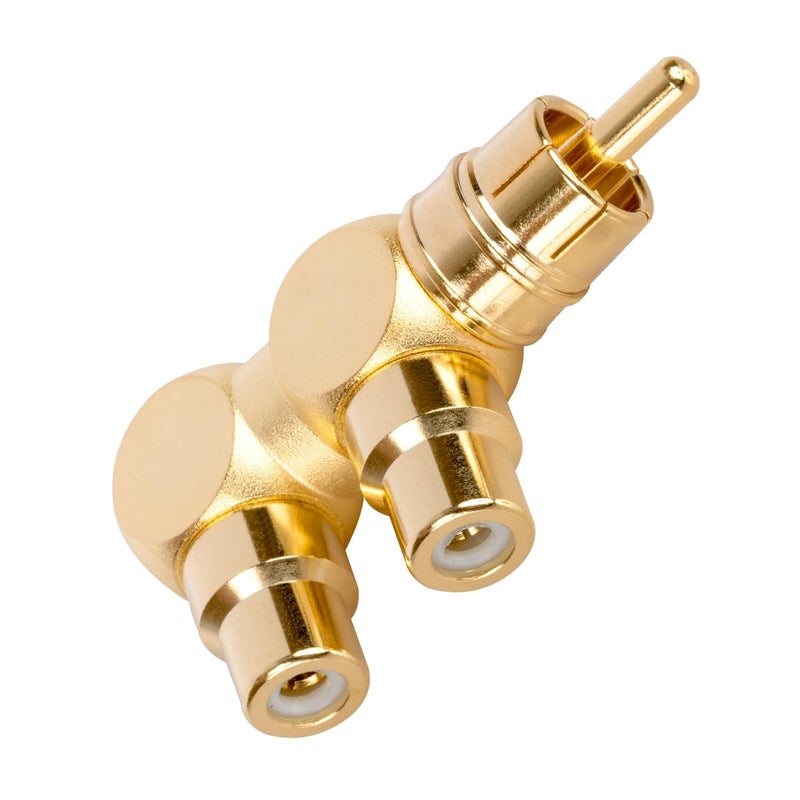 AudioQuest محول أوديو كويست - RCA ذكر إلى اثنين RCA أنثى - تجميع صلب - Image 1