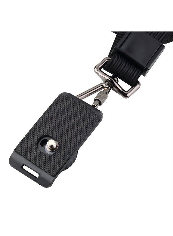 NIBEMINENT Dual Shoulder Neck Strap For DSLR/SLR Camera Black  - Image 3