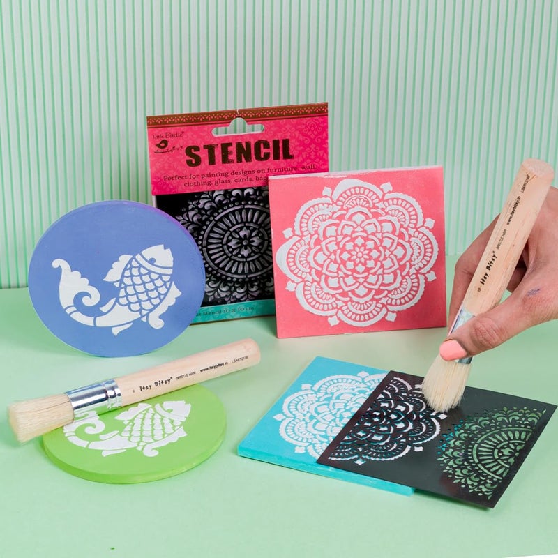 itsy-bitsy Stencil Lattice (7.3 X 9.7 Inches) - Image 4