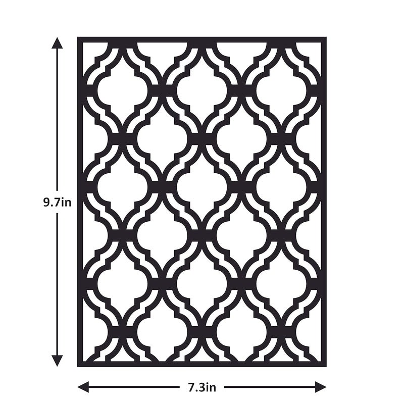 itsy-bitsy Stencil Lattice (7.3 X 9.7 Inches) - Image 2