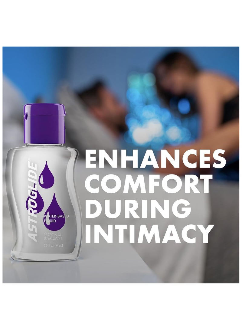 ASTROGLIDE Liquid Water Based Personal Lubricant, 2.5 fl oz(74 mL) - Image 2