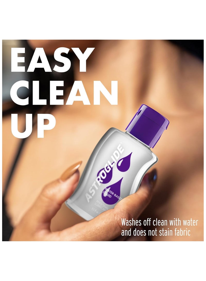 ASTROGLIDE Liquid Water Based Personal Lubricant, 2.5 fl oz(74 mL) - Image 4
