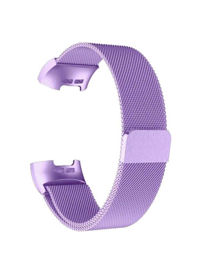 NIBEMINENT Replacement Band For Fitbit Charge 3 Purple 