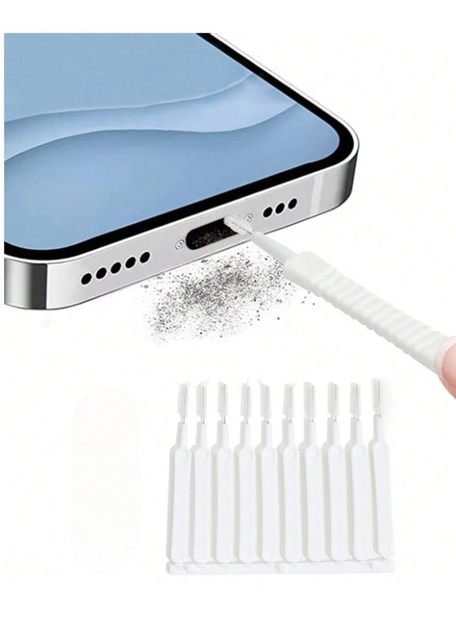 20pcs Mini Phone Cleaning Brush Set, Anti-Clogging Nylon Cleaner for Phone Speaker and Receiver, Multifunctional Cleaning Tool Compatible with AirPods and Keyboard - Image 1