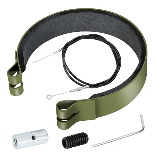GREHUA 4" Go Kart Brake Band & 71" Throttle Cable Kit Compatible with Predator 212cc 196cc GX160 GX200 6.5hp Manco Bandit Critter 1492 4316 297 Azusa 2251-B Yerf-Dog Yard Cart Mini Bike ATV Parts - Image 1