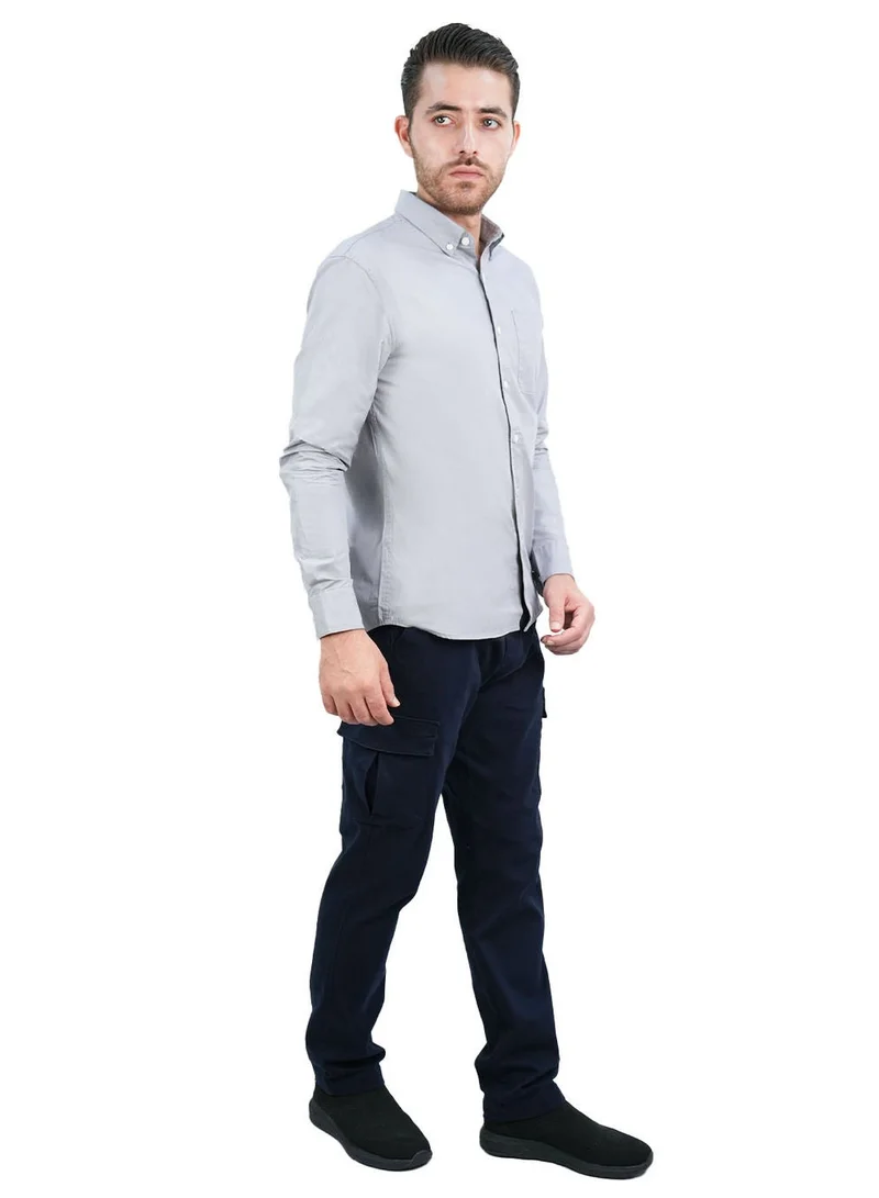 GIORDANO  Men's Slim Fit Shirt: 100% Cotton Poplin, Long Sleeve for Men | Best Price UAE