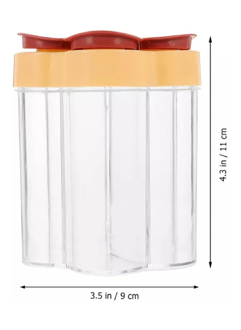 LIMITLESS 5 in 1 Travel Spice Shaker, Compact, Airtight & Convenient for Camping, BBQs, Kitchen, Hiking, Travel and Kitchen, Moisture Proof Spice Containers, Essential for Home use (Green)  - Image 2