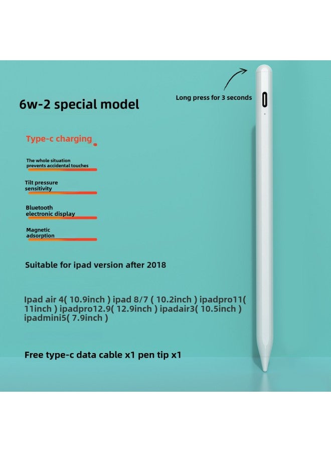 Digital Computer Handwriting Pen Tablet Monitor Touch Screen Stylus Pen For Android Windows Tablets-Color:6w-2 Bluetooth Tilt Pressure Ipad Special [Send 1 Written Tip]]  - Image 1