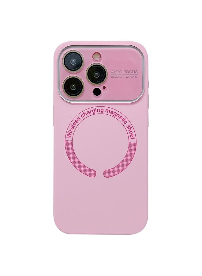 S-TOP Case For iPhone 13 Pro Max Large Window Acrylic Glass Lens MagSafe Silicone Phone Case - Image 1